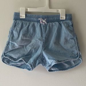 Girls’ Blue Drawstring Shorts